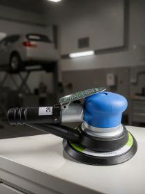 G&P ШЛИФОВАЛЬНАЯ МАШИНКА ПНЕВМАТИЧЕСКАЯ ЭКСЦЕНТРИКОВАЯ GTDE-138B 5 ММ