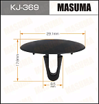 MASUMA КЛИПСА ПЛАСТИКОВАЯ КРЕПЕЖНАЯ KJ-369 АРТ. 90467-09014