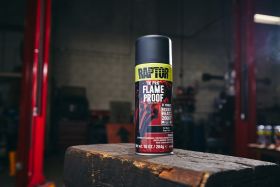U-POL RAPTOR 1000°C ЭМАЛЬ ОГНЕСТОЙКАЯ ЧЕРНАЯ МАТОВАЯ-СПРЕЙ FLAME PROOF
