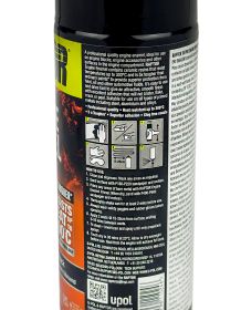 U-POL RAPTOR 300°C ЭМАЛЬ ДЛЯ ДВИГАТЕЛЯ ЧЕРНАЯ ГЛЯНЦЕВАЯ