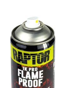 U-POL RAPTOR 1000°C ЭМАЛЬ ОГНЕСТОЙКАЯ ЧЕРНАЯ МАТОВАЯ-СПРЕЙ FLAME PROOF