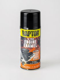 U-POL RAPTOR 300°C ЭМАЛЬ ДЛЯ ДВИГАТЕЛЯ ЧЕРНАЯ МАТОВАЯ СПРЕЙ