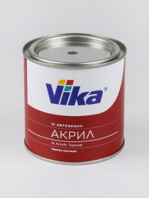 VIKA АВТОЭМАЛЬ АКРИЛОВАЯ ЧЕРНАЯ МАТОВАЯ АК-142