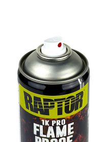 U-POL RAPTOR 1000°C ЛАК ОГНЕСТОЙКИЙ ПРОЗРАЧНЫЙ ПОЛУМАТОВЫЙ-СПРЕЙ FLAME PROOF