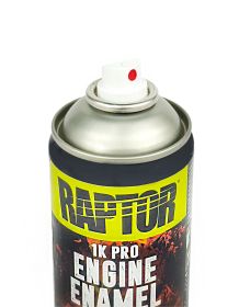 U-POL RAPTOR 300°C ЭМАЛЬ ДЛЯ ДВИГАТЕЛЯ ЧЕРНАЯ ПОЛУМАТОВАЯ СПРЕЙ