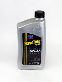 CHEVRON HAVOLINE PRODS SYNTHETIC M/O 5W-40