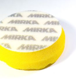 MIRKA ДИСК ПОЛИРОВАЛЬНЫЙ POLARSHINE ПОРОЛОНОВЫЙ РЕЛЬЕФНЫЙ ЖЕЛТЫЙ 85 ММ