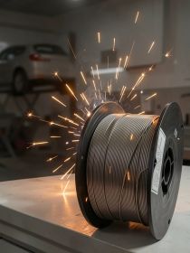 ПРОВОЛОКА СВАРОЧНАЯ С ФЛЮСОМ E71T-GS (БЕЗ ГАЗА)