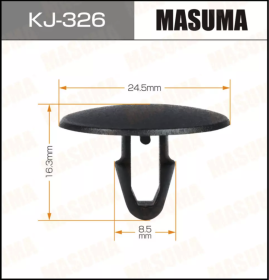 MASUMA КЛИПСА ПЛАСТИКОВАЯ КРЕПЕЖНАЯ KJ-326 АРТ. KJ-326