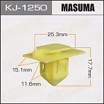 MASUMA КЛИПСА ПЛАСТИКОВАЯ КРЕПЕЖНАЯ KJ- 1250 АРТ. 90467-12075