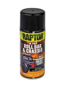 U-POL RAPTOR 120°C ЭМАЛЬ ДЛЯ КАРКАСОВ И ШАССИ ЧЕРНАЯ ПОЛУМАТОВАЯ 