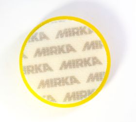 MIRKA ДИСК ПОЛИРОВАЛЬНЫЙ POLARSHINE ПОРОЛОНОВЫЙ РЕЛЬЕФНЫЙ ЖЕЛТЫЙ 85 ММ