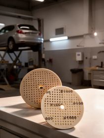 EVT ES09025 ШЛИФОВАЛЬНЫЙ КРУГ НА МЯГКОЙ ОСНОВЕ MULTI HOLES