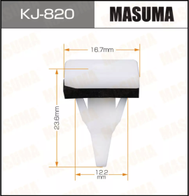 MASUMA КЛИПСА ПЛАСТИКОВАЯ КРЕПЕЖНАЯ KJ- 820 АРТ. MB361578