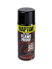 U-POL RAPTOR 1000°C ЭМАЛЬ ОГНЕСТОЙКАЯ ЧЕРНАЯ МАТОВАЯ-СПРЕЙ FLAME PROOF